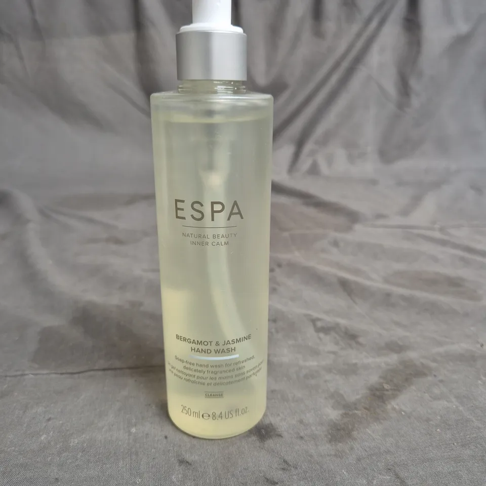 ESPA BERGAMOT AND JASMINE HAND WASH 250ML