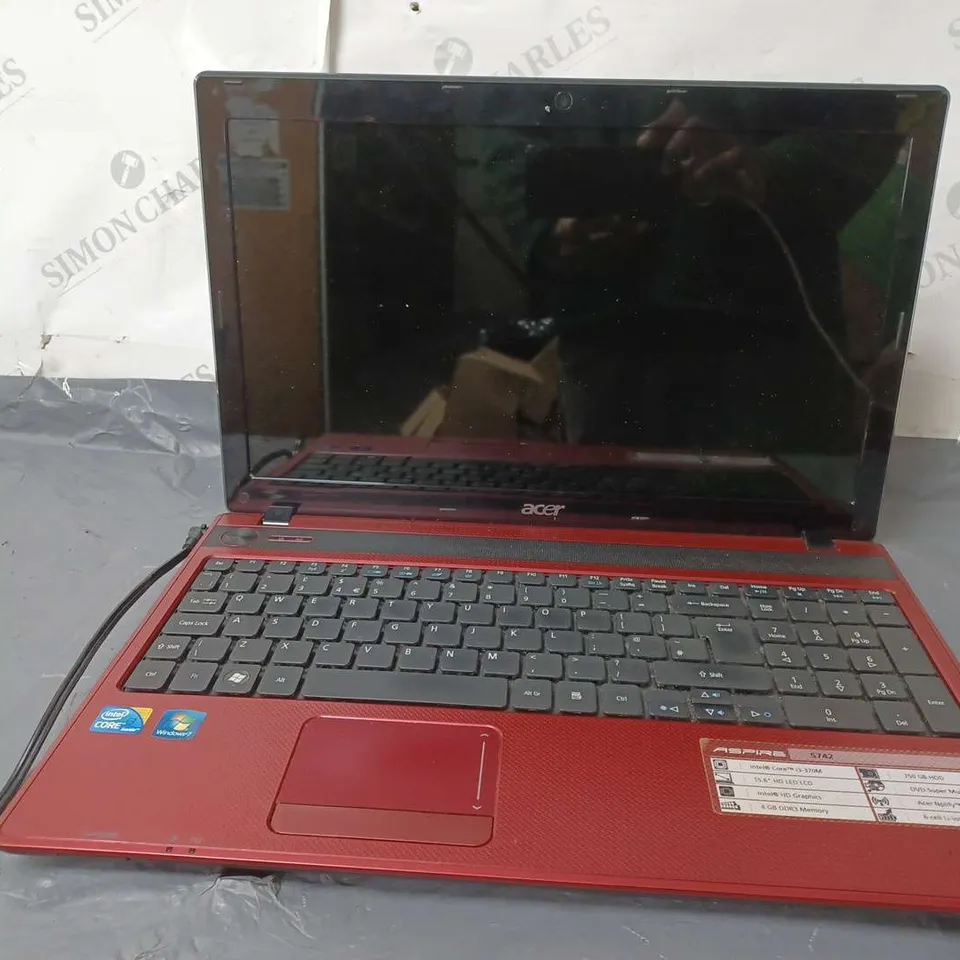 ACER ASPIRE 5742	15 INCH	I3 M 370 2.40GHZ