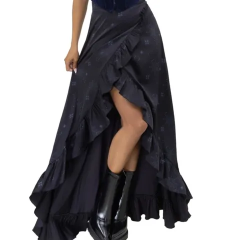 FIVE BRAND NEW KILLSTAR - STARVEIL - BLACK/GREY WOMEN'S SKIRT SIZE MAY VARY