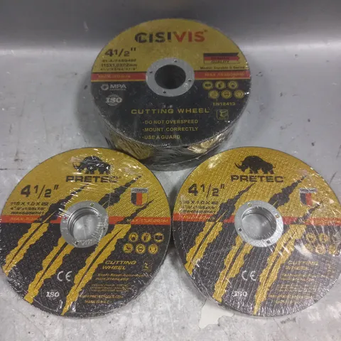 20 X 4.5" PRETEC ULTRA THIN CUTTING DISCS & 25 X 4.5" ULTRA THIN CUTTING DISCS