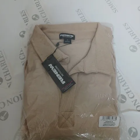 RENEW OVERSIZED FIT COLLAR SWEATSHIRT SIZE M