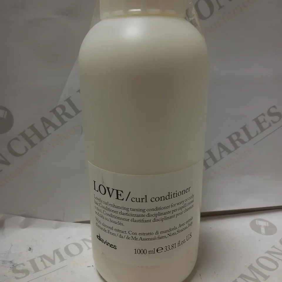 DAVINES ESSENTIAL HAIRCARE LOVE CURL CONDITIONER 1000ML