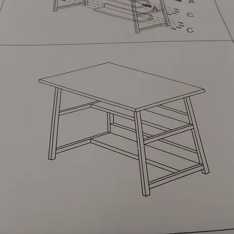 PALLET CONTAINING A VERY LARGE QUANTITY OF WOODEN DESKS 