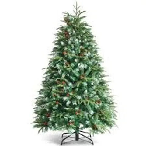 BOXED COSTWAY MULTICOLOUR LED PRE-LIT ARTIFICIAL CHRISTMAS TREE 5FT