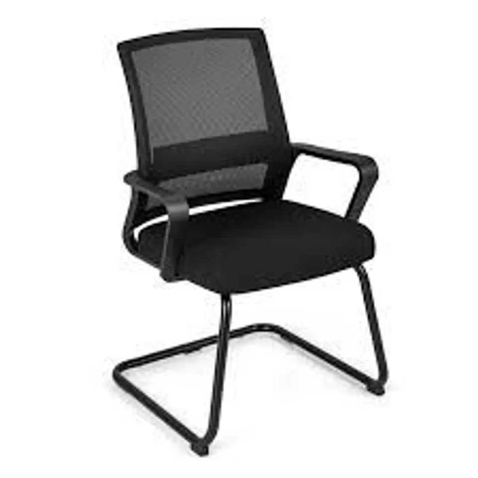 BOXED COSTWAY BLACK CONFERENCE OFFICE CHAIR