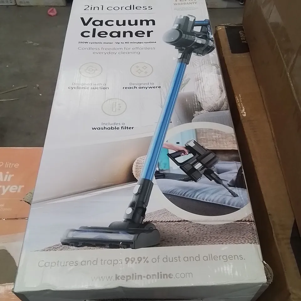 BOXED KEPLIN 2IN1 CORDLESS VACUUM CLEANER 