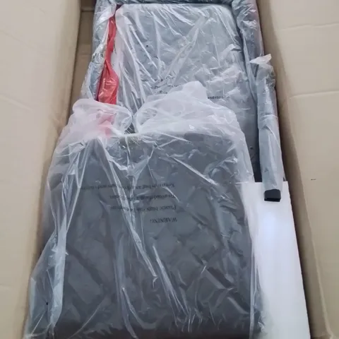 BOXED RENZO DINING CHAIR, VINTAGE BROWN CLASSIC FAUX LEATHER & BLACK STEEL