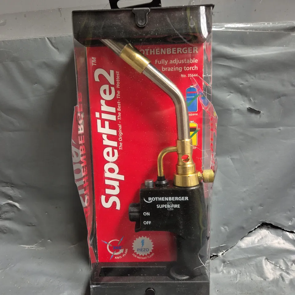 ROTHENBERGER SUPERFIRE2 FULLY ADJUSTABLE BRAZING TORCH