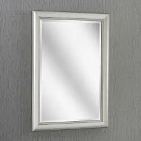 BRAND NEW PACKAGED HOMESDIRECT365 TIVOLI BEVELLED MODERN SILVER WALL MIRROR