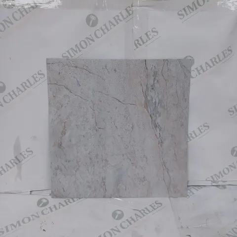BOX TO CONTAIN APPROX. 50 X TILE SHAPED MARBLE EFFECT FLOORING SQUARES