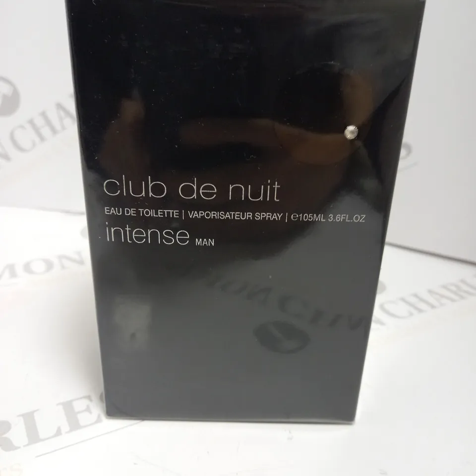 BOXED AND SEALED CLUB DE NUIT EAU DE TOILETTE INTENSE MAN 105ML