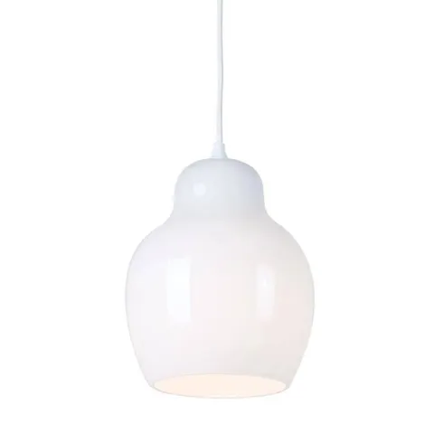 BRAND NEW BOXED POMELO GLASS PENDANT LIGHT - WHITE