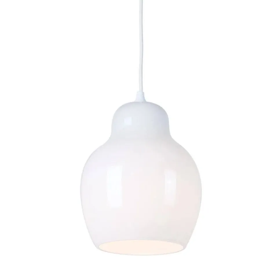 BRAND NEW BOXED POMELO GLASS PENDANT LIGHT - WHITE