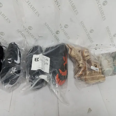 BOX OF APPROXIMATELY 15 ASSORTED SHOES TO INCLUDE BOOTS, SLIPPERS, AND SANDALS