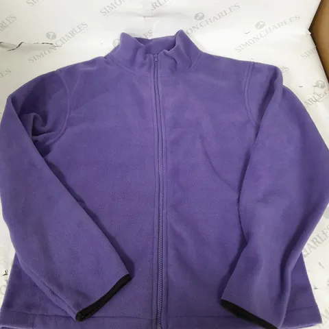 RESULT CORE VALUE FLEECE ZIP UP IN PURPLE - XXL