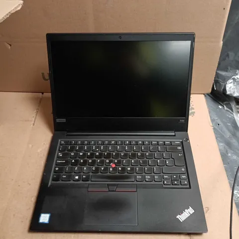 UNBOXED LENOVO THINKPAD E480 LAPTOP – 14IN DISPLAY, I5-8250U, 8GB RAM, 128GB SSD, BLACK