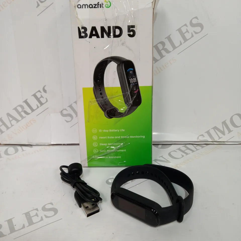 BOXED AMAZFIT BAND 5 SMART BAND/FITNESS TRACKERS WITH VOICE ASSISTANT 