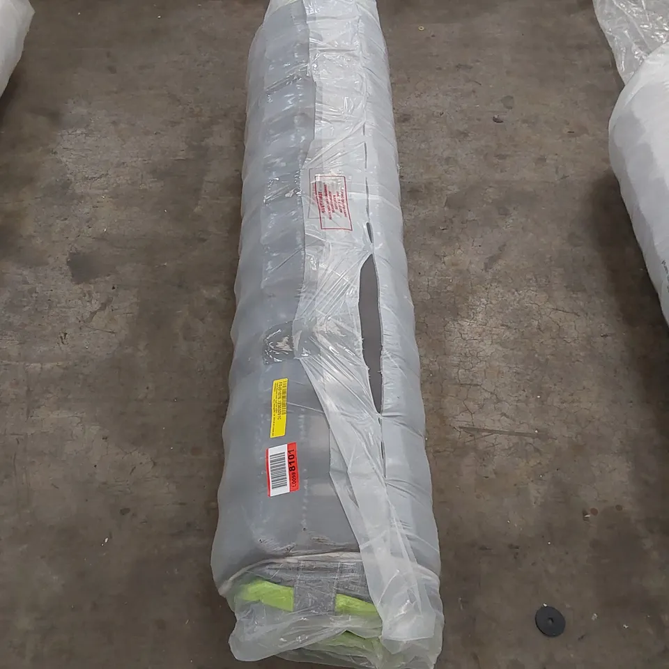 QUALITY BAGGED 4'6" DOUBLE HYBRID MEMORY FOAM OPEN COIL MATTRESS 