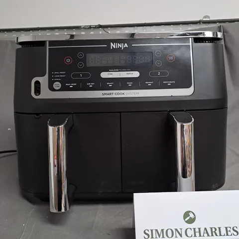 BOXED NINJA FOODI MAX DUALZONE AIR FRYER IN BLACK