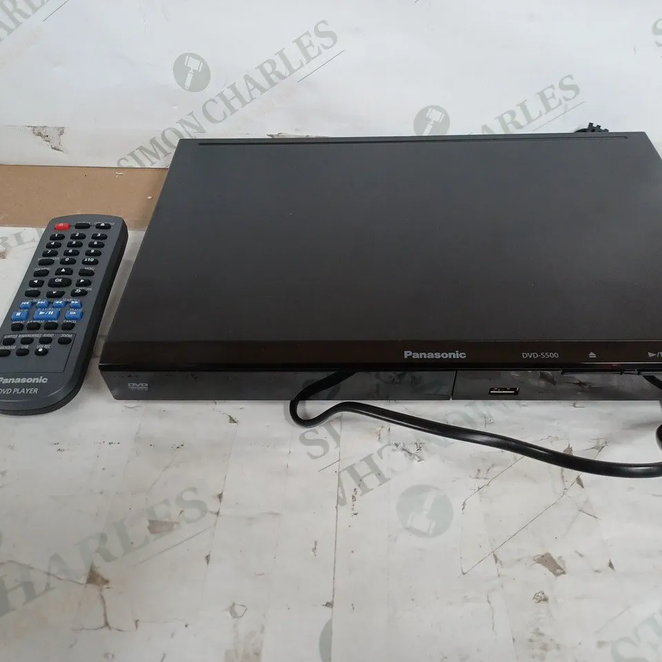 PANASONIC DVD-S500EB-K DVD/CD PLAYER - BLACK