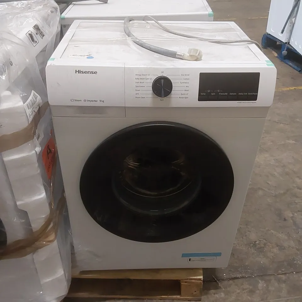 HISENSE WFQP9014EVM WASHING MACHINE 9KG 1400RPM - WHITE