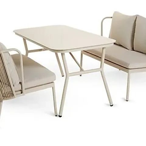 BOXED MY GARDEN STORIES IBIZA DINING / CONVERSATION SOFA SET - GREY - 2 BOXES
