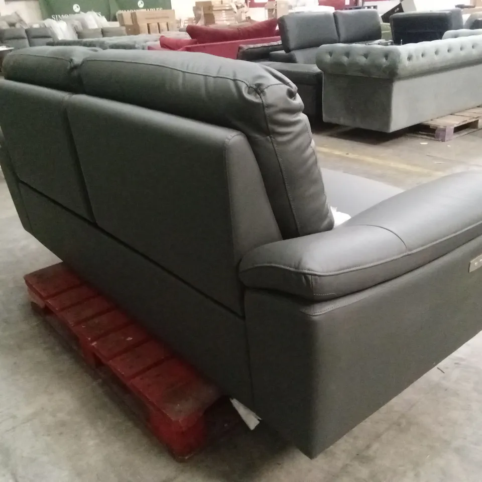 PAVILION 3 SEATER LEATHER/FAUX LEATHER POWER RECLINER SOFA RRP £1049