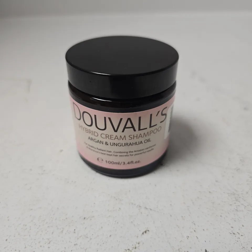 DOUVALL'S HYBRID CREAM SHAMPOO – ARGAN & UNGURAHUA OIL, 100ML