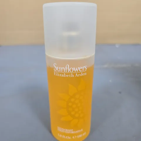 BOX OF APPROXIMATELY 20 ELIZABETH ARDEN SUNFLOWERS DEODORANT SPRAYS (150 ML) - COLLECTION ONLY	