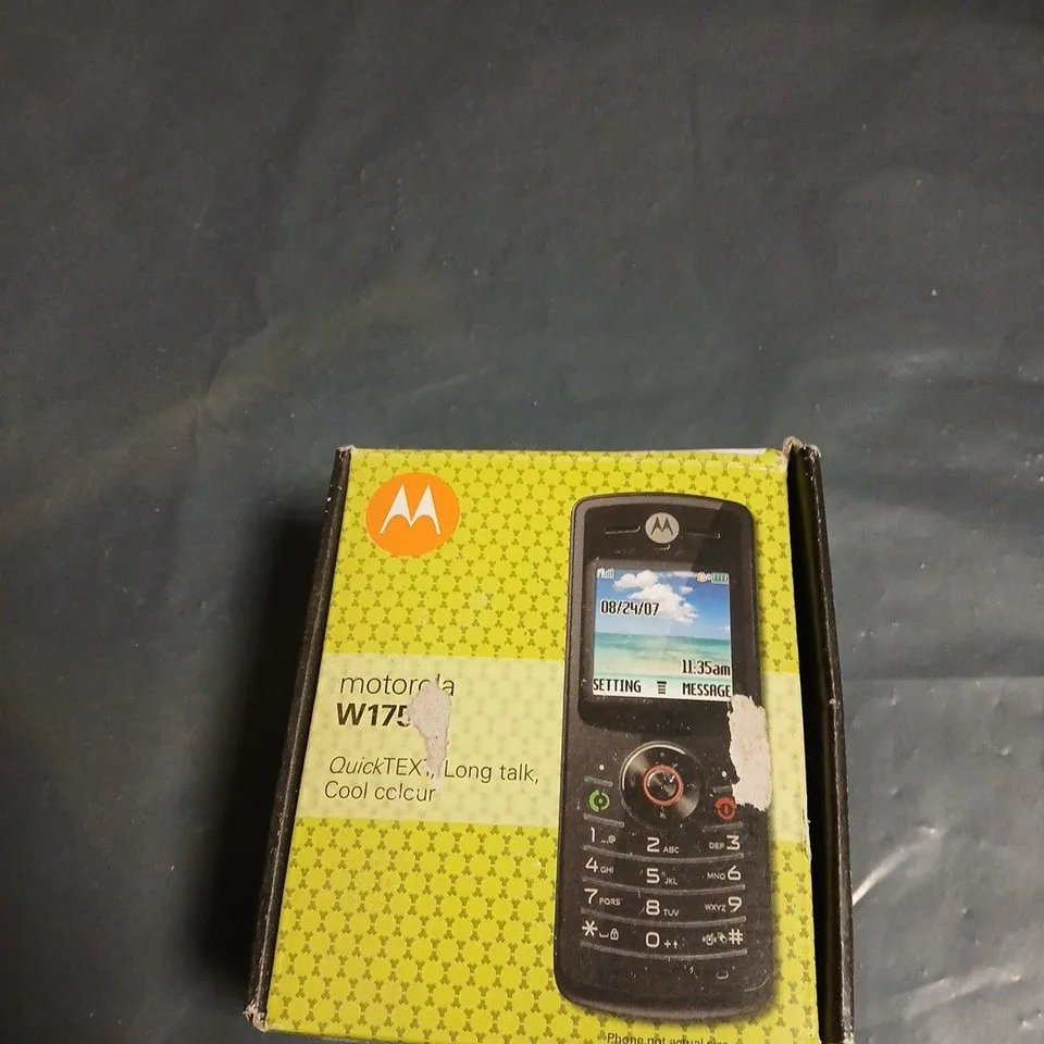 MOTOROLA W175 MOBILE PHONE – BOXED