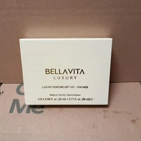 BOXED AND SEALED BELLAVITA LUXURY PERFUME GIFT SET FOR MEN 4 X 20ML