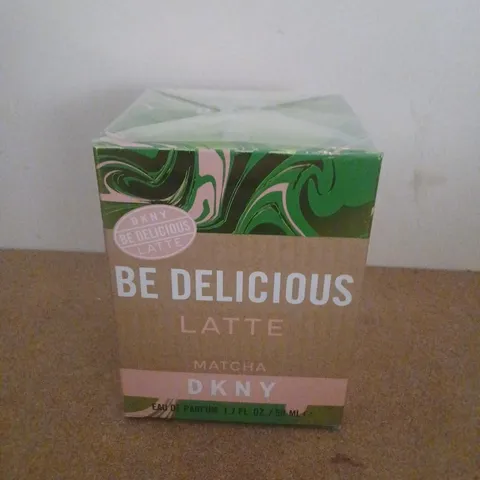 BOXED AND SEALED BE DELICIOUS LATTE MATCHA DKNY EAU DE PARFUM 50ML