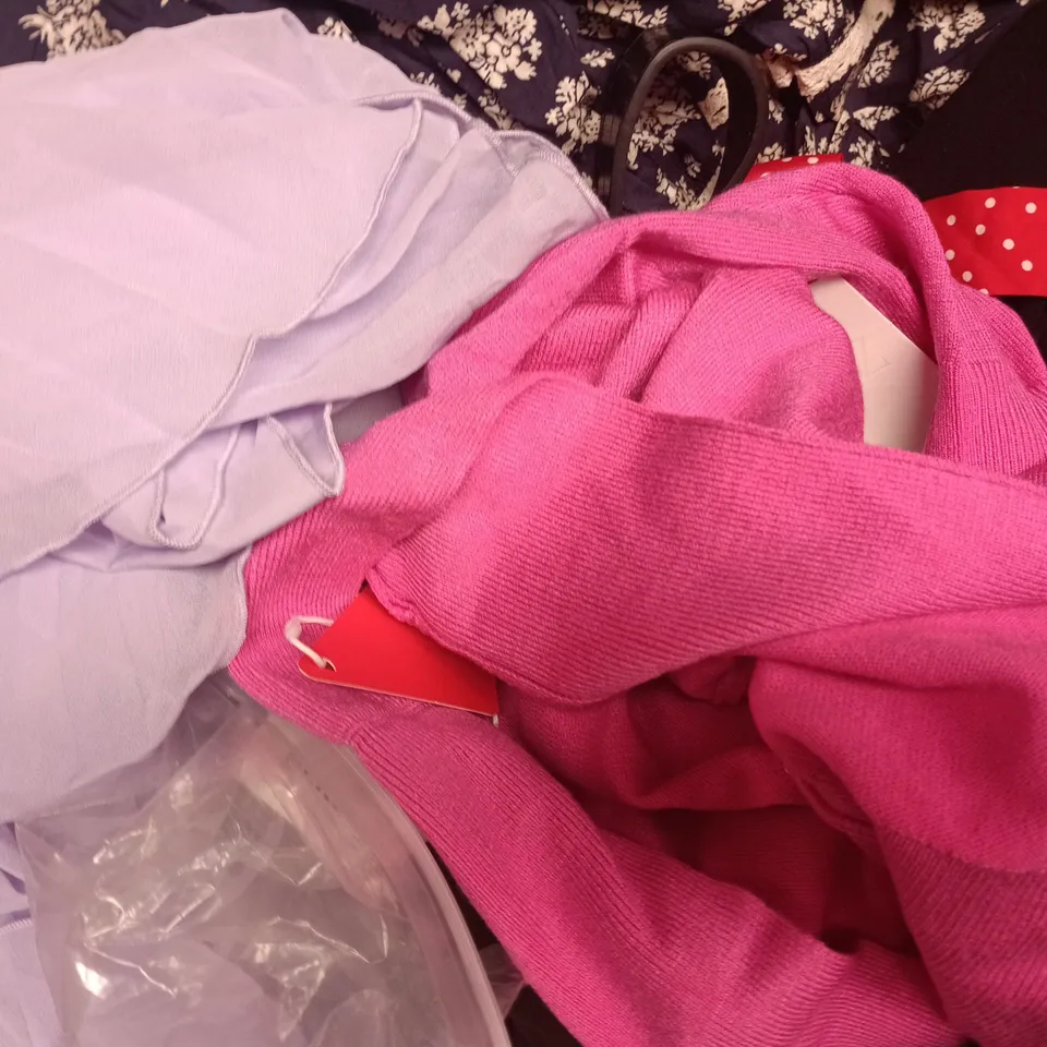APPROXIMATELY 20 ASSORTED CLOTHING AND FASHION PRODUCTS IN VARIOUS STYLES AND SIZES - COLLECTION ONLY
