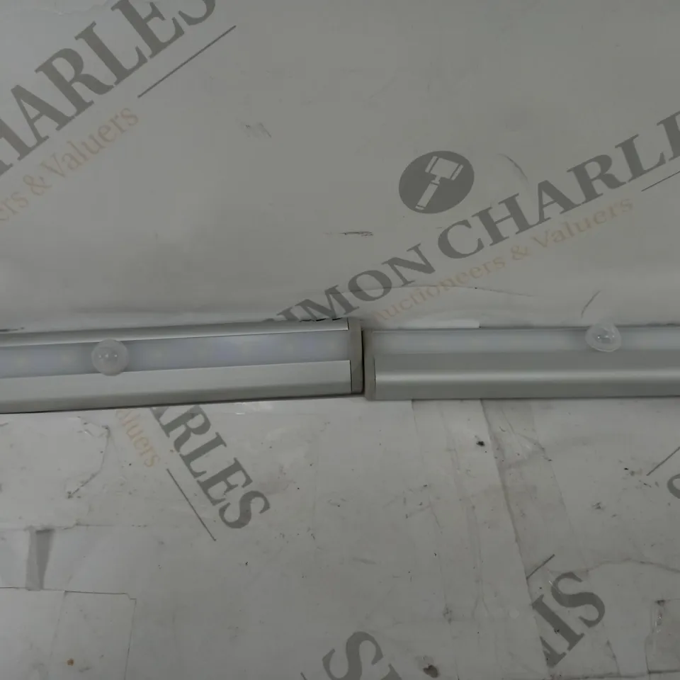 SFIXX BRUSHED ALUMINIUM PIR MOTION SENSOR LIGHTS DUO