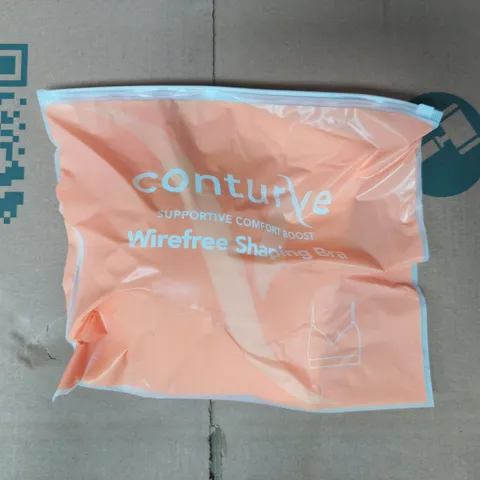 BAGGED CONTURVE WIREFREE SHAPING BRA IN WHITE SIZE 2XL