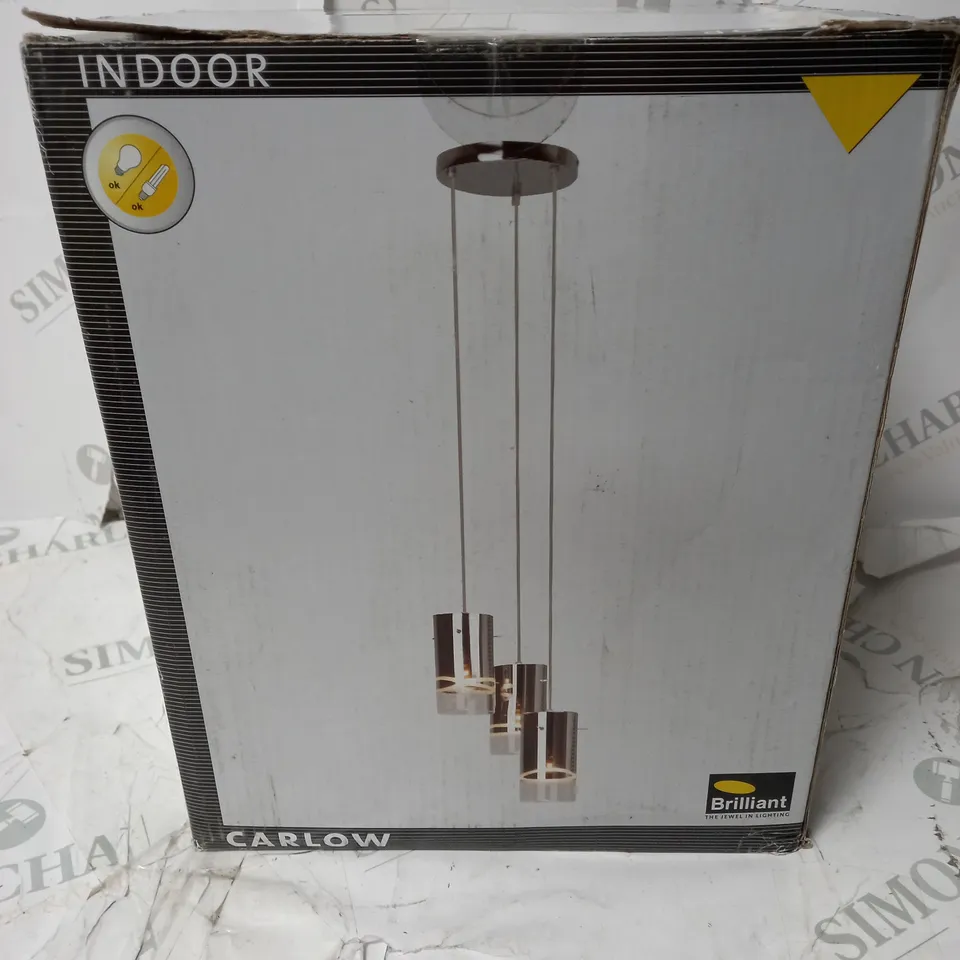 CARLOW 3 LIGHTS CEILING PENDANT SUSPENSION LIGHT