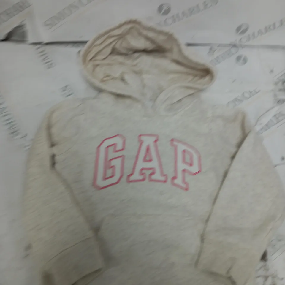 GIRLS GAP JUMPER OFF WHITE & PINK COLOUR 
