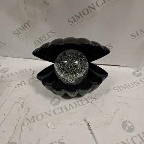 BOXED SENSE AROMA SEA SHELL LED COLOUR CHANGING LAMP- BLACK