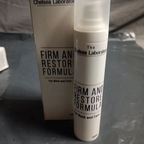 THE CHELSEA LABORATORY FIRM AND RESTORE FORMULA FOR NECK AND FACE – 50ML