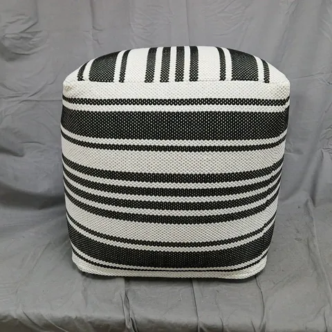 BUNDLEBERRY BY AMANDA HOLDEN STRIPED POUFFE