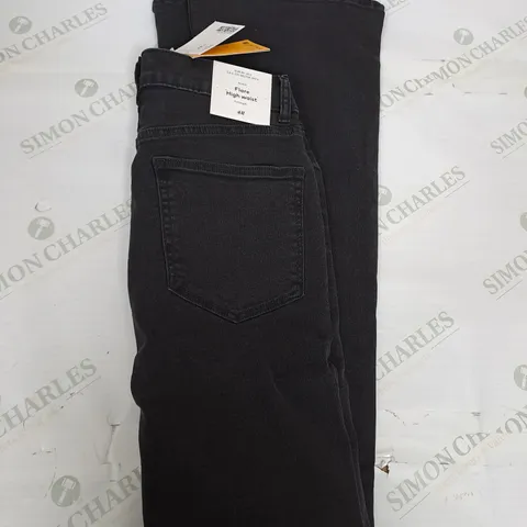 H&M FLARE HIGH WAISTED DENIM JEANS SIZE 10