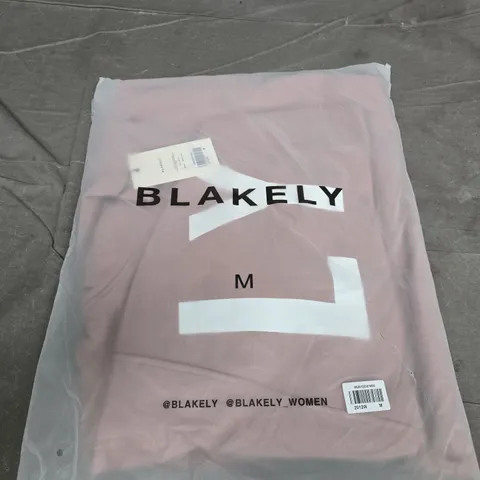 BLAKELY OVERSIZED PINK HOODIE SIZE M 