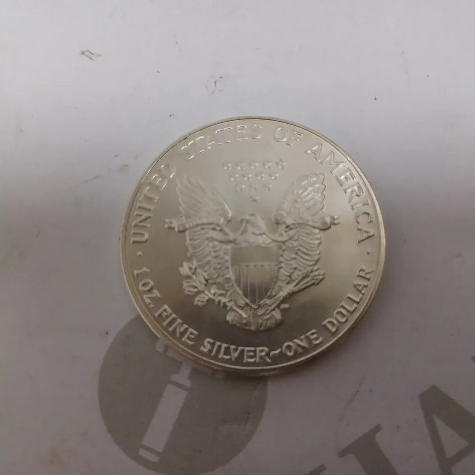UNITED STATES OF AMERICA FINE SILVER ONE DOLLAR COIN - 1986