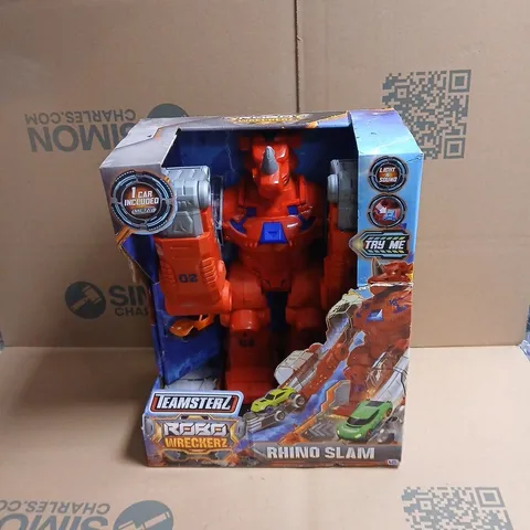 TEAMSTERZ ROBO WRECKERZ RHINO SLAM TOY