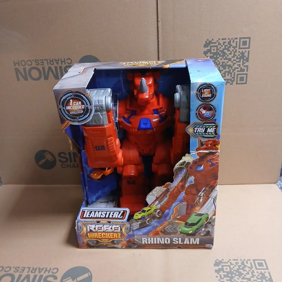 TEAMSTERZ ROBO WRECKERZ RHINO SLAM TOY