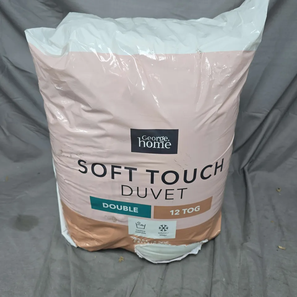 GEORGE HOME SOFT TOUCH DUVET 12 TOG - DOUBLE