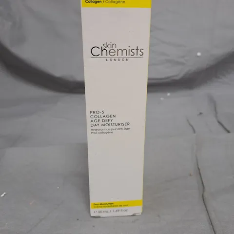 SKINCHEMISTS LONDON PRO-5 COLLAGEN AGE DEFY DAY MOISTURISER – 50 ML