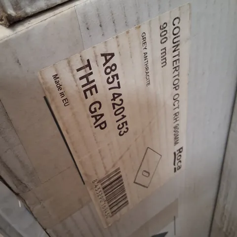 BRAND NEW BOXED ROCA COUNTERTOP THE GAP RH 900MM ANTHRACITE