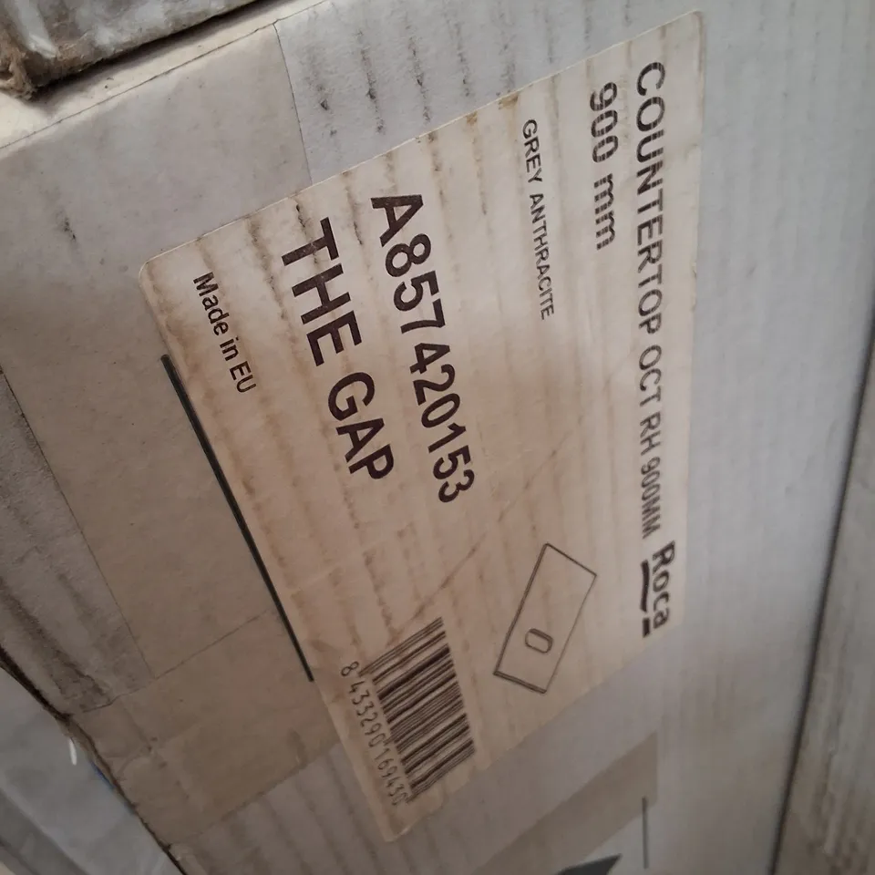 BRAND NEW BOXED ROCA COUNTERTOP THE GAP RH 900MM ANTHRACITE