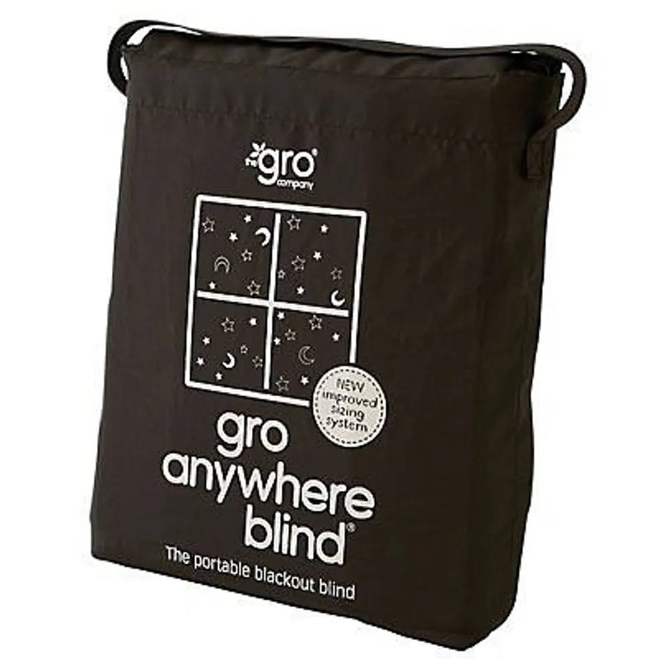 THE GRO COMPANY ANYWHERE BLACKOUT BLIND - BLACK